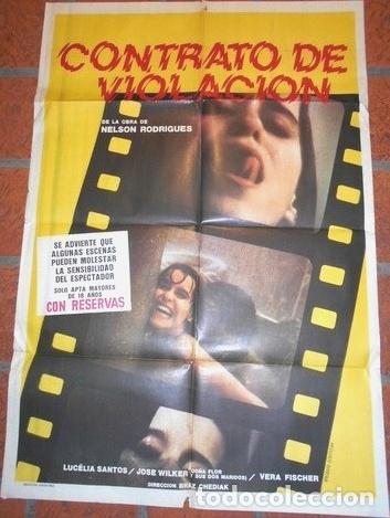 Kino: afiche de cine contrato de violacion 49 76