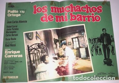 Kino: los muchachos de mi barrio afiche poster palito ortega y33
