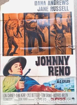 Kino: antiguo afiche de pelicula jhonny reno 327