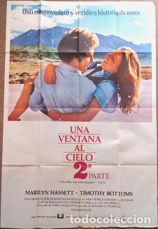 Kino: antiguo afiche de pelicula una ventana al cielo 2 340