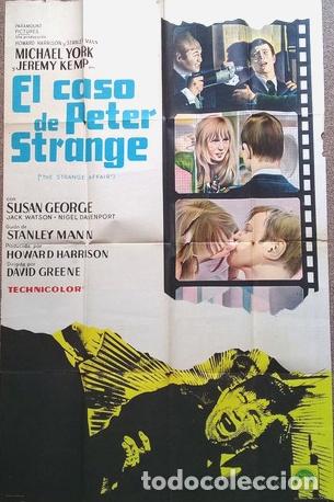Kino: antiguo afiche de pelicula el caso peter srange 323