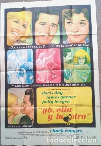 Kino: antiguo afiche de pelicula yo ella y la otra 377