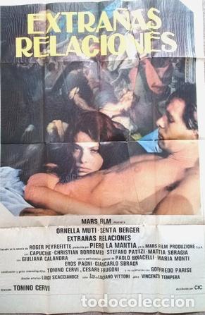 Kino: antiguo afiche de pelicula extranas relaciones 321