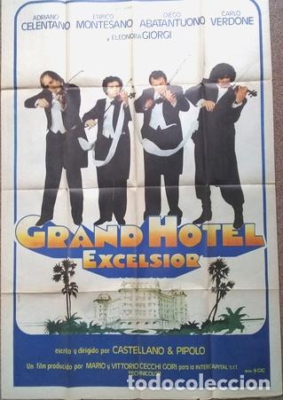 Kino: antiguo afiche de pelicula gran hotel excelsior 416