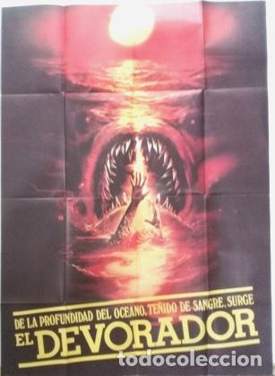 Kino: antiguo afiche de pelicula el devorador 493