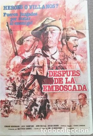 Kino: antiguo afiche de pelicula despues de la emboscada 476