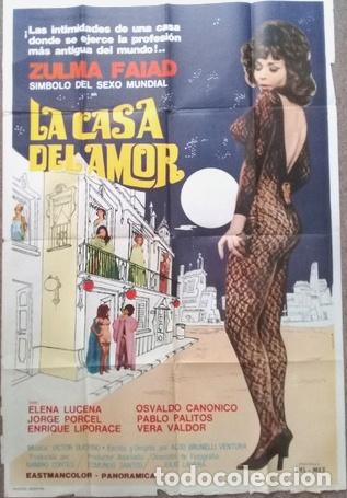 Kino: antiguo afiche de pelicula la casa del amor 486