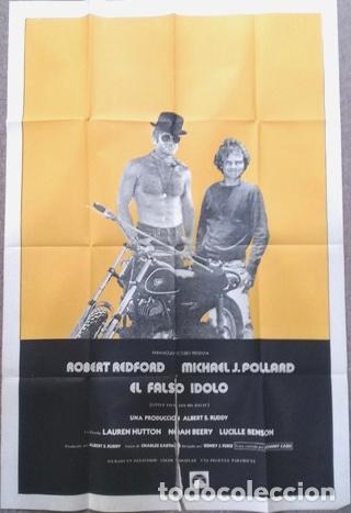 Kino: antiguo afiche de pelicula el falso idolo 492