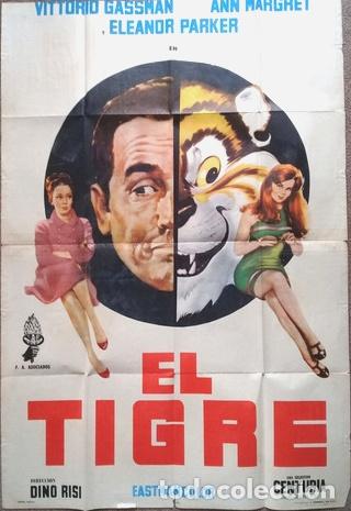 Kino: antiguo afiche de pelicula el tigre 422
