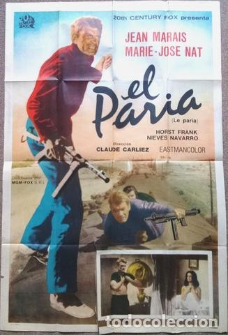 Kino: antiguo afiche de pelicula el paria 362