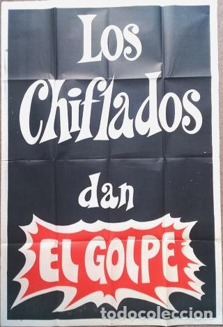 Kino: antiguo afiche de pelicula los chiflados dan el golpe 374