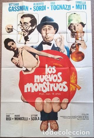 Kino: antiguo afiche de pelicula los nuevos moustros 336