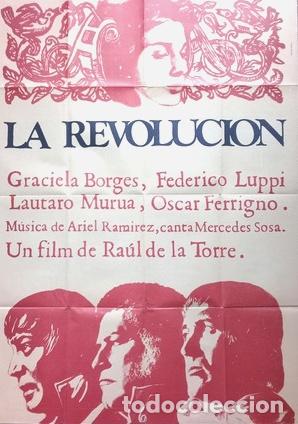 Kino: antiguo afiche de pelicula la revolucion 419