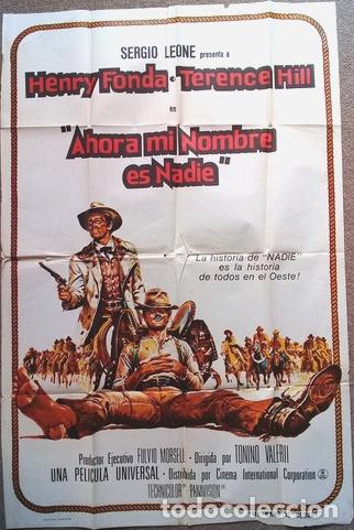 Kino: antiguo afiche de pelicula ahora mi nombre es nadie 320