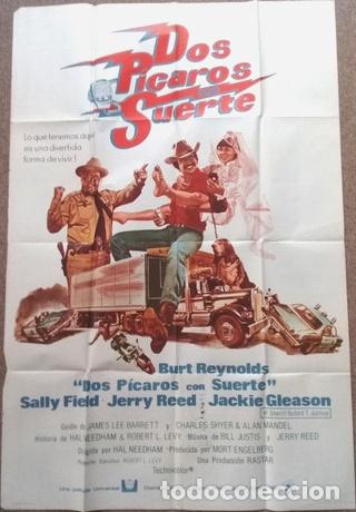 Kino: antiguo afiche de pelicula dos picaros con suerte 456