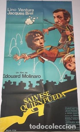 Kino: salvese quien pueda afiche lino ventura jacques brel cd14