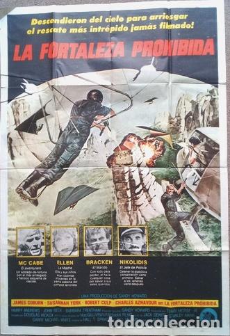 Kino: antiguo afiche de pelicula la fortaleza prohibida 364