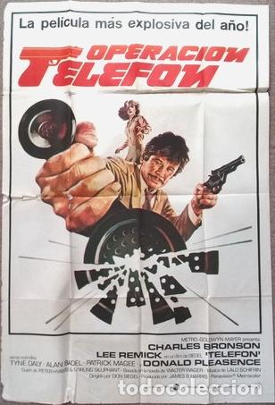 Kino: antiguo afiche de pelicula operacion telefon 461