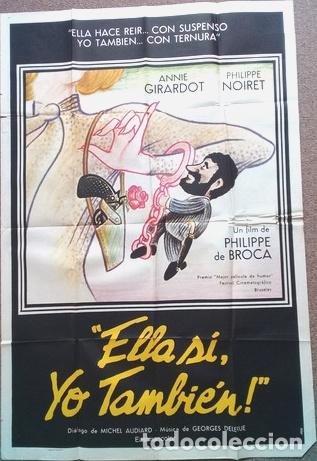 Kino: antiguo afiche de pelicula ella si vos tambien 388