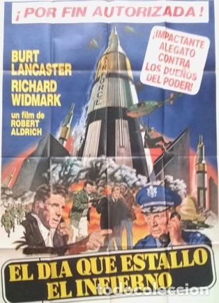 Kino: afiche de pelicula el dia que estallo el infierno 462