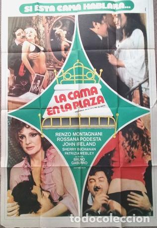 Kino: antiguo afiche de pelicula la cama en la plaza 446