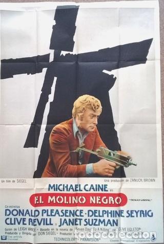 Kino: antiguo afiche de pelicula el molino negro 474
