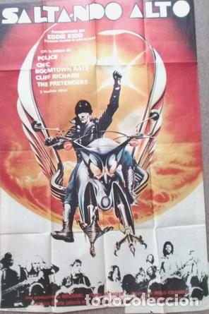 Kino: antiguo afiche de pelicula saltando alto 460