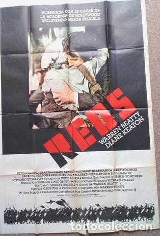 Kino: antiguo afiche de pelicula reds 393