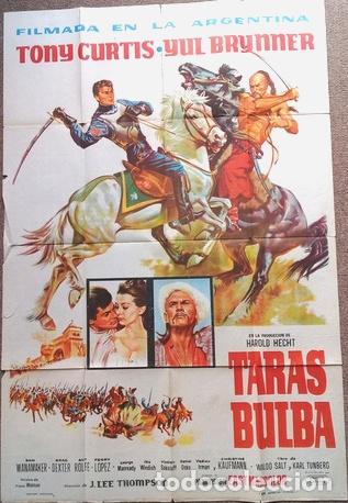 Kino: antiguo afiche de pelicula taras bulba 308