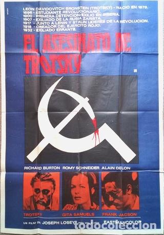 Kino: antiguo afiche de pelicula el asesinato de troskis 338