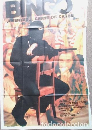 Cin&eacute;ma: antiguo afiche de pelicula bingo 371