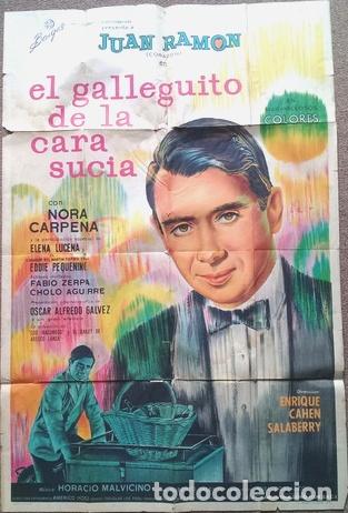 Cinema: afiche de pelicula el galleguito de la cara sucia 358