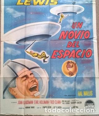 Cinema: antiguo afiche de pelicula un novio del espacio 472