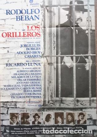 Cinema: antiguo afiche de pelicula los orillero 343