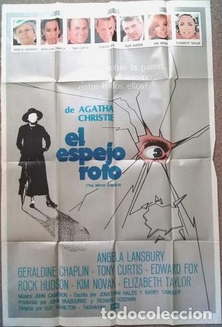 Cinema: antiguo afiche de pelicula el espejo roto 480