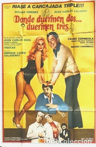 Cinema: poster de la pelicula donde duermen dos duermen tres 750