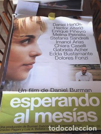 Kino: poster afiche esperando al mesias burman original la plata