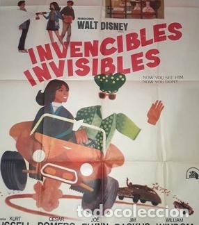 Kino: invencibles invisibles afiche walt disney kurt russell v50