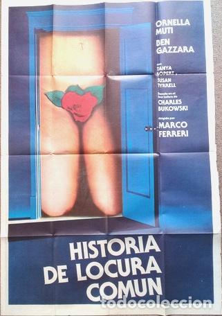 Kino: antiguo afiche de pelicula hstoria de locura comun 329