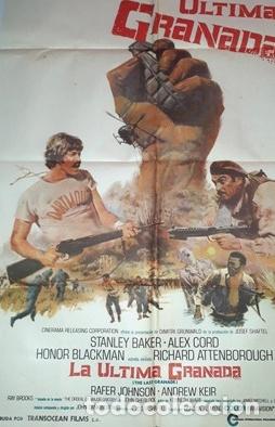 Kino: la ultima granada afiche stanley baker alex cord r41
