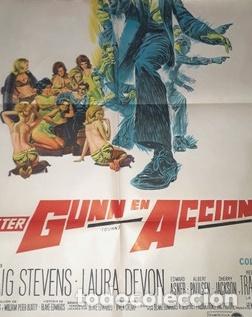 Kino: peter gunn en accion afiche laura devon craig stevens p16