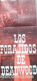 Kino: antiguo afiche de pelicula forajidos de deadwood 328