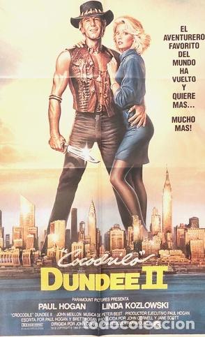Kino: poster original cocodrilo dundee 2 1028