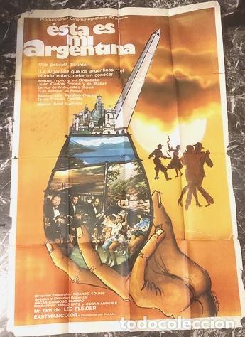 Kino: antiguo posters de la pelicula esta es mi argentina 735