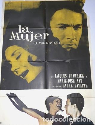 Kino: la mujer afiche jacques charrier marie jose nat v28