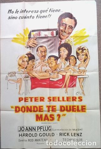 Kino: antiguo afiche de pelicula donde te duele mas 376