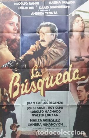 Kino: antiguo afiche de pelicula la busqueda 555