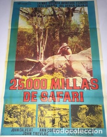 Kino: 25000 millas de safari afiche jcalvert acornell p20