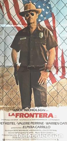 Kino: poster antiguo de la pelicula la frontera 763