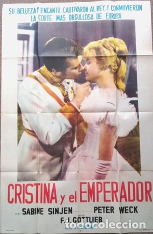 Kino: antiguo afiche de pelicula cristina y el emperador 501